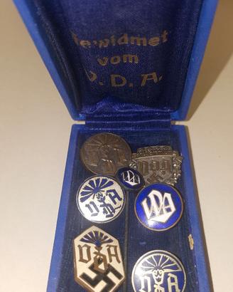 Set distintivi originali V.D.A. III Reich