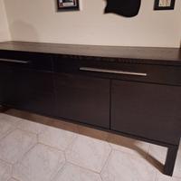 Credenza ikea bjursta marrone-nero