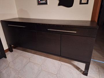 Credenza ikea bjursta marrone-nero