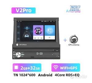 RADIO GPS ANDROID 1DIN TATTILE GPS