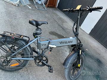 Bicicletta elettrica vitilan V3 freni a olio