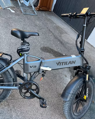 Bicicletta elettrica vitilan V3 freni a olio