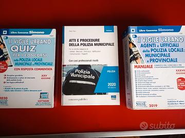 manuali concorsi polizia municipale 