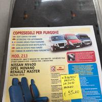 Coprisedili x furgoni col, grigio