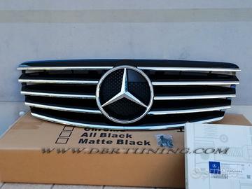 Calandra look AMG Mercedes E W211 02-06 nera cromo