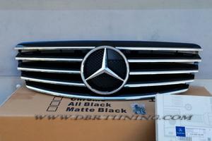 Calandra look AMG Mercedes E W211 02-06 nera cromo