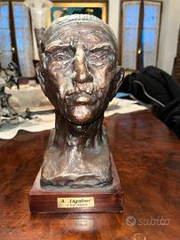 Scultura autoritratto in Bronzo Antonio Ligabue
