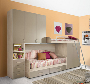 N1 imbottitura MEZZA LUNA gommapiuma letto ponte