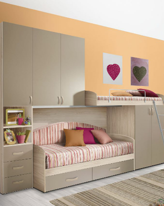 N1 imbottitura MEZZA LUNA gommapiuma letto ponte