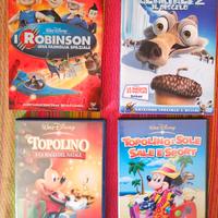 4 DVD Disney Pixar Era Glaciale Topolino fil