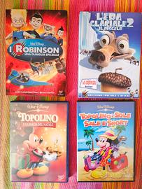 4 DVD Disney Pixar Era Glaciale Topolino fil