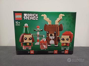 Lego BrickHeadz 40353 Renna Elfo Elfa, nuovo