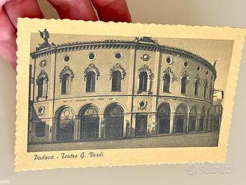 Cartolina Postale 1944 Padova - Teatro G. Verdi