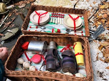 Cesto pic nic vintage anni 60