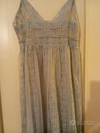 vestito verde salvia 