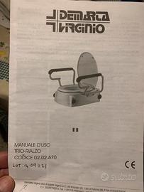 Rialzo seduta wc per anziani
