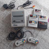 Supernintendo snes super nintendo con 5 giochi