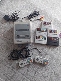 Supernintendo snes super nintendo con 5 giochi