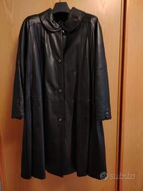 soprabito in pelle nera