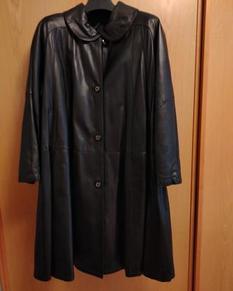 soprabito in pelle nera