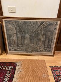 Stampa attribuita a Giuseppe Vasi databile al 1775