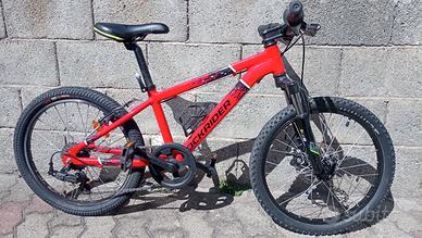 Mtb bambino 6-9 anni ROCKRIDER ST 900 rossa 20"