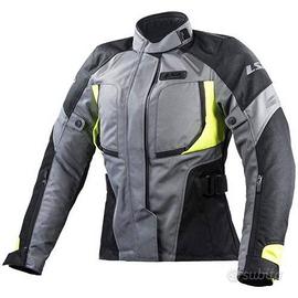 GIACCA MOTO PHASE LADY JACKET GREY BLACK YELLOW