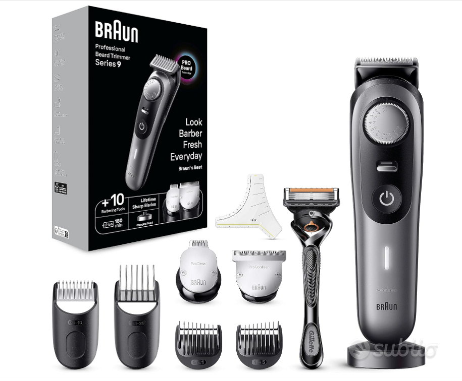 Braun Series 9 Rasoio Elettrico Barba CoB0BT53FCZ3 - Elettrodomestici In  vendita a Mantova