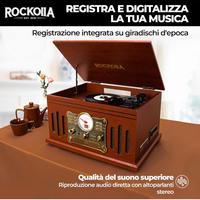 Giradischi Bluetooth vintage