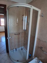 box doccia semicircolare 90x90x185