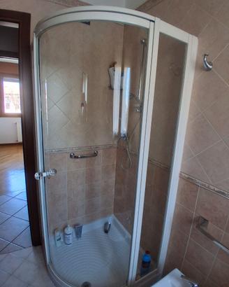 box doccia semicircolare 90x90x185