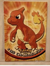 #05 CHARMELEON Card Pokemon TV Animation - Topps