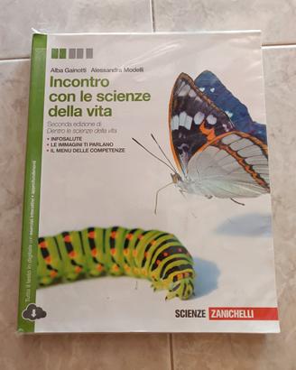 Libro scuola Incontro con le scienze della vita