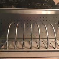 Pensile cucina stoviglie acciaio inox