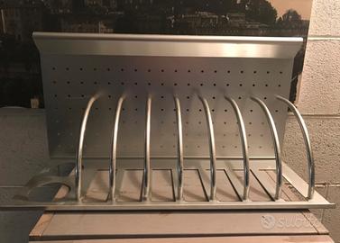 Pensile cucina stoviglie acciaio inox