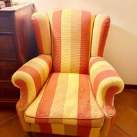 Coppia Poltrone Stile Inglese Classico