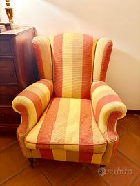 Coppia Poltrone Stile Inglese Classico