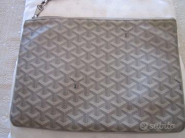 POSCHETTE-BORSELLO ORIGINALE GOYARD IN PELLE-UNIS