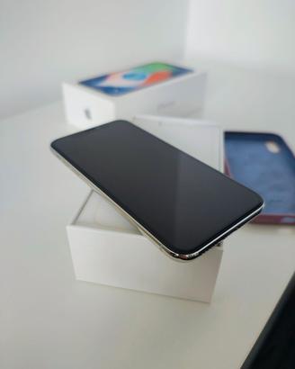 iPhone X, Silver, 64GB