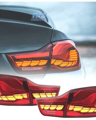 FANALI FULL LED BMW F32 F33 F36 LIGHT BAR OLED SFO