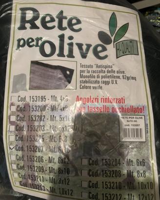 Rete raccolta olive