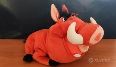 Peluche sonoro Pumbaa Il Re Leone Disney NUOVO 