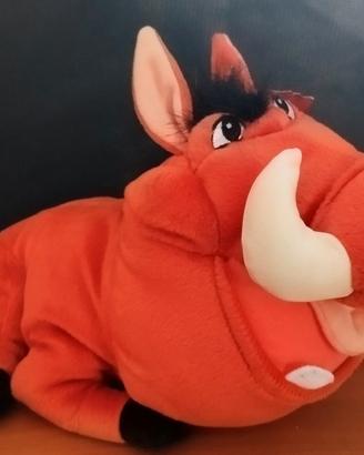 Peluche sonoro Pumbaa Il Re Leone Disney NUOVO 