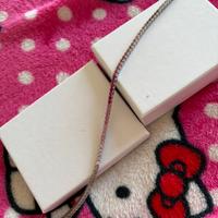 Bracciale tennis argento 925 sfumatura rosa