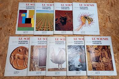 Lotto annata 1978 LE SCIENZE Scientific American