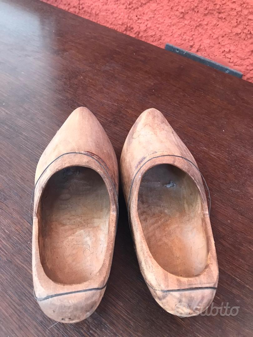 Zoccoli di legno anni 70 Abbigliamento e Accessori In vendita a Parma