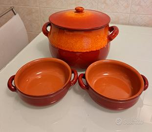 casseruola e 2 cocotte