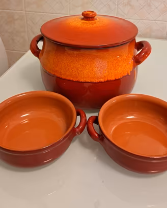 casseruola e 2 cocotte