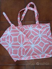 borsa mare 34 x 40 e  pochette 