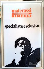 PIRELLI ARMANDO TESTA INSEGNA TARGA LUMINOSA RARA